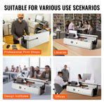 Thermal Binding Machine, 400 Sheets Capacity Hot Glue Binding Machine, Thermal Book Binder 40mm Binding Thickness A3(Short Edge)/A4/A5 Document