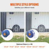 VEVOR Strip Curtain, 3048 cm L x 30.5 cm W x 3 mm Thickness, Clear PVC Smooth Curtain Strip Door Bulk Roll, Plastic Door Strips for Doorway of Supermarket, Garage, Warehouse, Barn, Pet Animal House