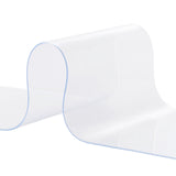 VEVOR Strip Curtain, 3048 cm L x 30.5 cm W x 3 mm Thickness, Clear PVC Smooth Curtain Strip Door Bulk Roll, Plastic Door Strips for Doorway of Supermarket, Garage, Warehouse, Barn, Pet Animal House