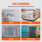VEVOR Strip Curtain, 75' Length x 8