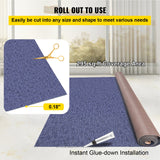 VEVOR Deep Blue Marine Carpet 6 ft x 49.2 ft Marine Carpeting Marine Grade Carpet for Boats with Waterproof Back Outdoor Rug for Patio Porch Deck