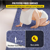 VEVOR Indoor Outdoor Rug Carpet Blue 6x18ft Area Rugs Runner for Patio Deck, 1.8*5.5m - Side View