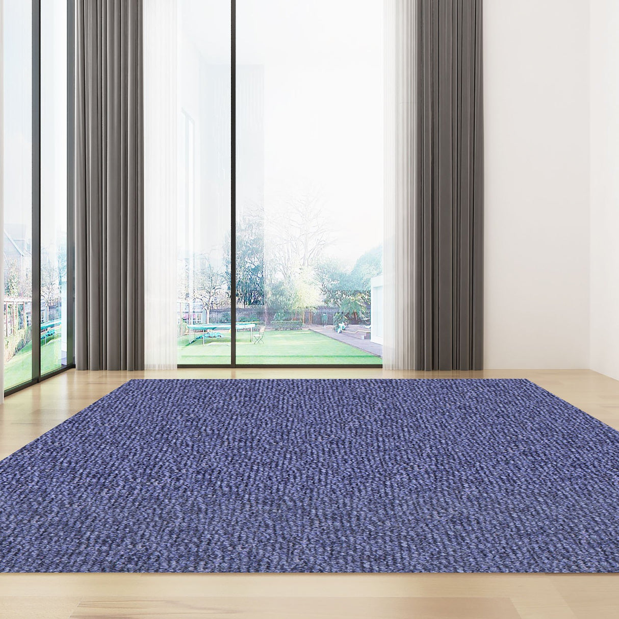 VEVOR Indoor Outdoor Rug Carpet Blue 6x18ft Area Rugs Runner for Patio Deck, 1.8*5.5m