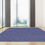 VEVOR Indoor Outdoor Rug Carpet Blue 6x23ft Area Rugs Runner for Patio Deck, 1.8x7m - Low Angle
