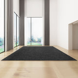VEVOR Bass Boat Carpet Cutpile Marine Carpet 6 x 13 ft Charcoal Black In/Outdoor - Low Angle
