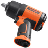 VEVOR 1/2-Inch Air Impact Wrench, High Torque Up to 1400 ft-lbs, Lightweight 4.6 lb Design Pneumatic Impact Gun with 11-PCS 1/2-Inch Drive?CR-V?Steel