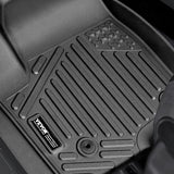 VEVOR Automotive Floor Mats Fits for Chevrolet Silverado/GMC Sierra 1500 3 pcs - Low Angle