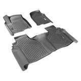VEVOR Automotive Floor Mats Fits for Chevrolet Silverado/GMC Sierra 1500 3 pcs - Extra Image