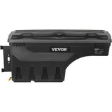 VEVOR Truck Bed Storage Box, Lockable Swing Case with Password Padlock, 6.6 Gal/25 L ABS Wheel Well Tool Box, Waterproof and Durable, Compatible with Ford F-150 2015-2021, Drivers Side