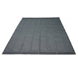 VEVOR Dump Truck Mesh Tarp, 5 x 14 ft, PVC Coated Black Heavy Duty Cover with 5.5" 18oz Double Pocket, Brass Grommets, Reinforced Double Needle Stitch