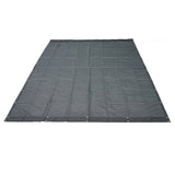 VEVOR Dump Truck Mesh Tarp, 5 x 14 ft, PVC Coated Black Heavy Duty Cover with 5.5
