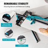 VEVOR Manual Tile Cutter, 1200mm, Porcelain Ceramic Tile Cutter with Tungsten Carbide Cutting Wheel, Infrared Positioning, Anti-Skid Feet, Durable