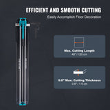 VEVOR Manual Tile Cutter, 1200mm, Porcelain Ceramic Tile Cutter with Tungsten Carbide Cutting Wheel, Infrared Positioning, Anti-Skid Feet, Double Rails for professional installers or beginners - Front View