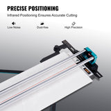 VEVOR Manual Tile Cutter, 1200mm, Porcelain Ceramic Tile Cutter with Tungsten Carbide Cutting Wheel, Infrared Positioning, Anti-Skid Feet, Double