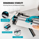 VEVOR Manual Tile Cutter, 1200mm, Porcelain Ceramic Tile Cutter with Tungsten Carbide Cutting Wheel, Infrared Positioning, Anti-Skid Feet, Double