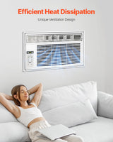 VEVOR Air Conditioner Wall Sleeve 26 in Universal Through the Wall AC Sleeve - Rear View