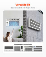VEVOR Air Conditioner Wall Sleeve 26 in with Exterior Grille Wall AC Sleeve - Front View