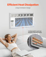 VEVOR Air Conditioner Wall Sleeve 26 in with Exterior Grille Wall AC Sleeve - Rear View