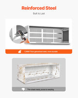VEVOR Air Conditioner Wall Sleeve 42 in with Exterior Grille Wall AC Sleeve - Side View