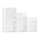 VEVOR Shoe Storage Boxes 12 Pack Stackable Storage Organizers US Size 11 White - Extra Image