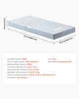 VEVOR Mini Split Pad for 9000-36000 BTU Anti Vibration Outdoor Pads - Close-Up Angle