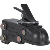 VEVOR Adjustable Trailer Coupler, 2-5/16" Hitch Ball, 15000 lbs Capacity, Heavy Duty Cast Channel-Mount Coupler with Hardware Kit, Ideal for Towing Station Wagons, Pickup Trucks, SUVs, Black Coating