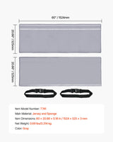 VEVOR Air Conditioner Hose Cover Wrap Portable AC Insulated Exhaust Hose Sleeve - Close-Up Angle