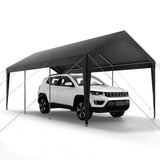 VEVOR Carport Car Canopy 10 x 20 FT Heavy Duty Portable Car Shelter Tent Grey - Extra Image