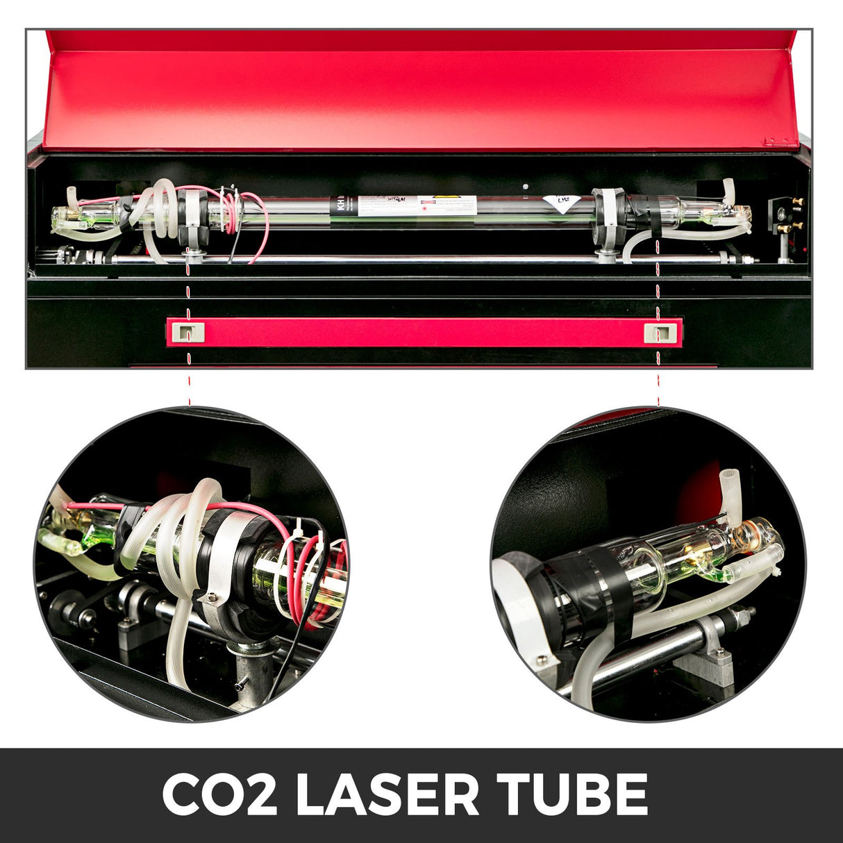 Vevor 80W CO2 Laser  Engraver Engraving Cutting Machine With Color Screen 700*500mm