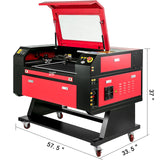 Vevor 80W CO2 Laser  Engraver Engraving Cutting Machine With Color Screen 700*500mm - Low Angle