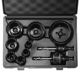 VEVOR Hole Saw Kit, 11 PCS Saw Blades, 2 Drill Bits, 1 Hex Wrench, Bi Metal M42 Hole Saw Set with Carrying Case, General Purpose Size from 3/4