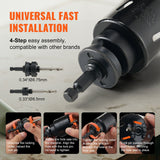 VEVOR Hole Saw Kit, 18 PCS Saw Blades, 6 Drill Bits, 1 Hex Wrench, Bi Metal M42 Hole Saw Set with Carrying Case, General Purpose Size from 3/4" to 4-1