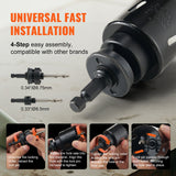 VEVOR Hole Saw Kit, 18 PCS Saw Blades, 6 Drill Bits, 1 Hex Wrench, Bi Metal M42 Hole Saw Set with Carrying Case, General Purpose Size from 3/4