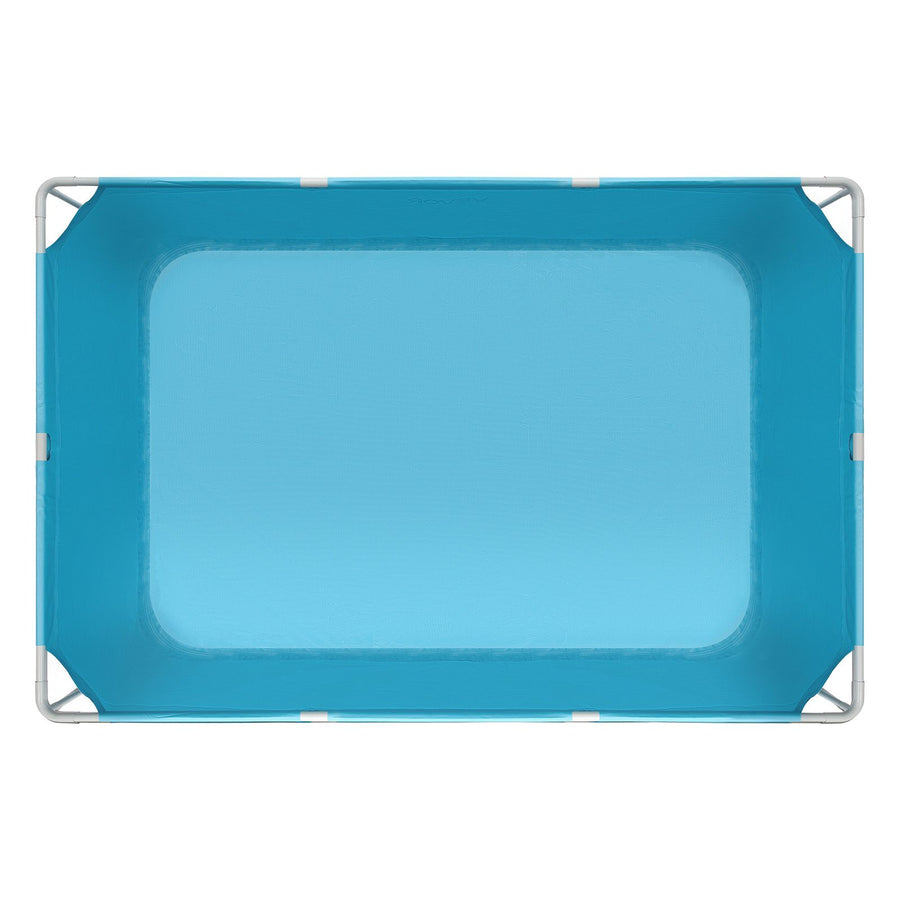 Frame Above Ground Swimming Pool, 3 x 2 x 0.762 m Rectangular Steel Metal Frame, Large Rectangle Outdoor Backyard Family Pool, Easy to Assemble Rust-Resistant, 3959.54 L Water Capacity, Blue