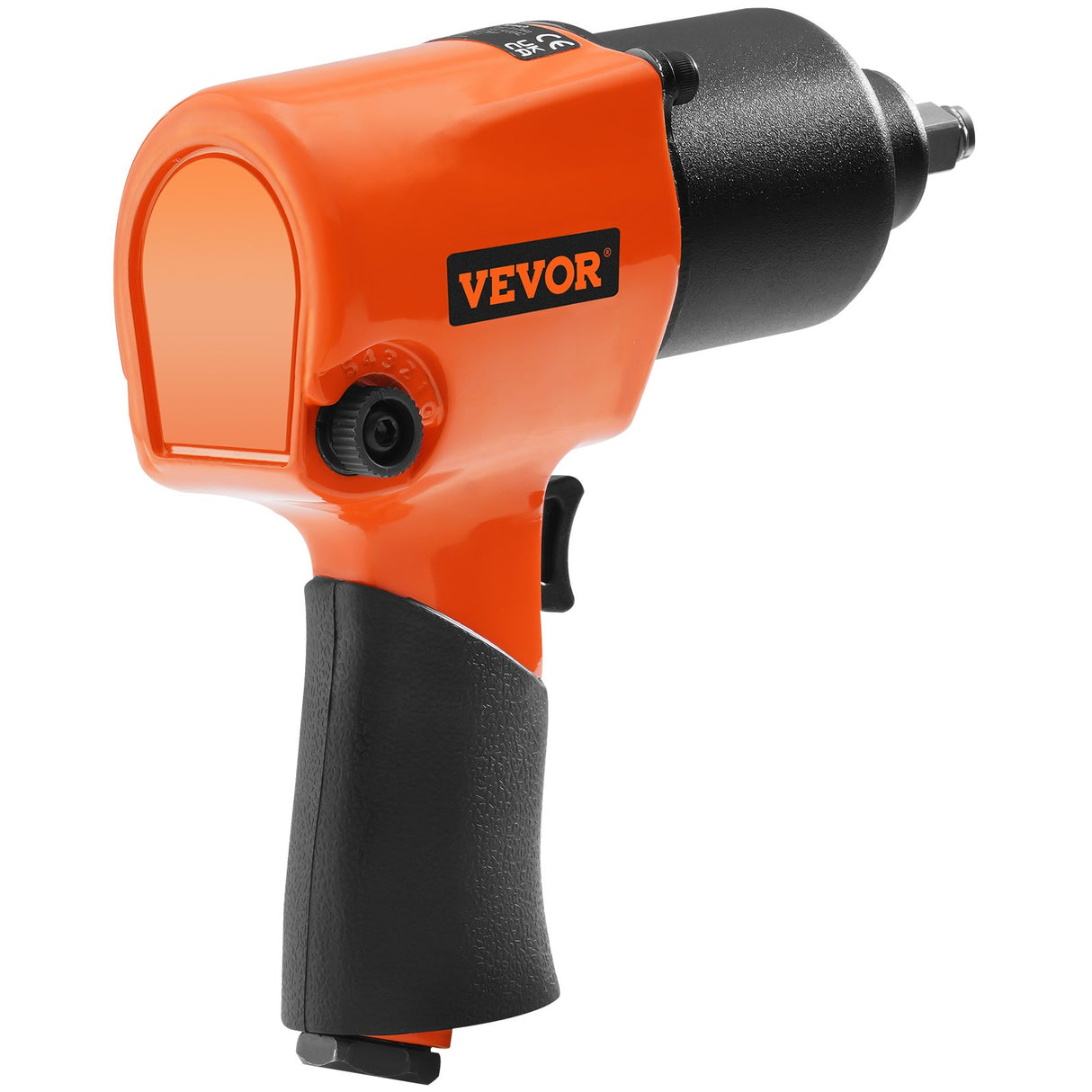 VEVOR Air Impact Wrench, 1/2" Drive Air Impact Gun Up to 880ft-lbs Nut-busting Torque, 7500RPM Lightweight Pneumatic Tool for