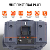 VEVOR Air Scrubber with 3-Stage Filtration, Stackable Negative Air Machine 800 CFM, Air Cleaner with MERV10, Carbon, H13 HEPA, for Home, Industrial and Commercial Use - Top-Down View