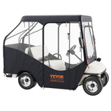 VEVOR Golf Cart Enclosure, 420D Polyester Driving Enclosure with 4-Sided Transparent Windows, 4 Passenger Club Car Covers Universal Fits for Most