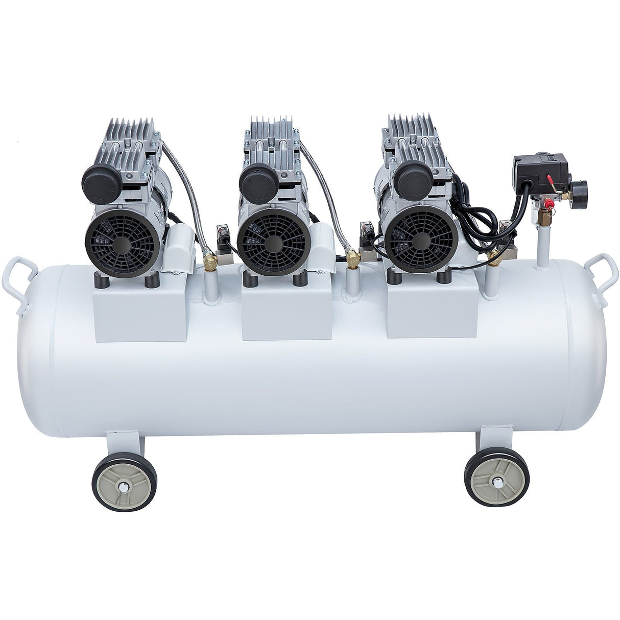 VEVOR Oil Free Air Compressor Air Compressor Tank 100L 3HP Ultra Silent Inflator