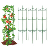 VEVOR 6 Packs Tomato Cages for Garden, 1230 mm Tomato Trellis Plant Stakes Support, Stackable Tall Plant Support Cage, for Raised Garden Bed, Vegetables Flowers and Climbing Plants - Extra Image