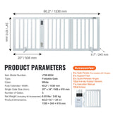 VEVOR Free Standing Dog Gate, 24