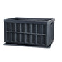 Collapsible Storage Bins with Lids, 65L 3 Packs, Folding Plastic Stackable Utility Crates with Handles, Large Heavy Duty Containers for Clothes, Toys, Books, Snack, Shoes, and Grocery Organizing