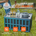 Collapsible Storage Bins with Lids, 65L 3 Packs, Folding Plastic Stackable Utility Crates with Handles, Large, Stackable