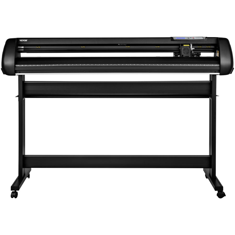 Vinyl Cutter, 53inch Vinyl Cutter Plotter with Stand, Adjustable Speed Force for Sign Making Vinyl Plotter, SignMaster Software Vinyl Tape Tools Vinyl Printer Available with COM/USB/Bluetooth
