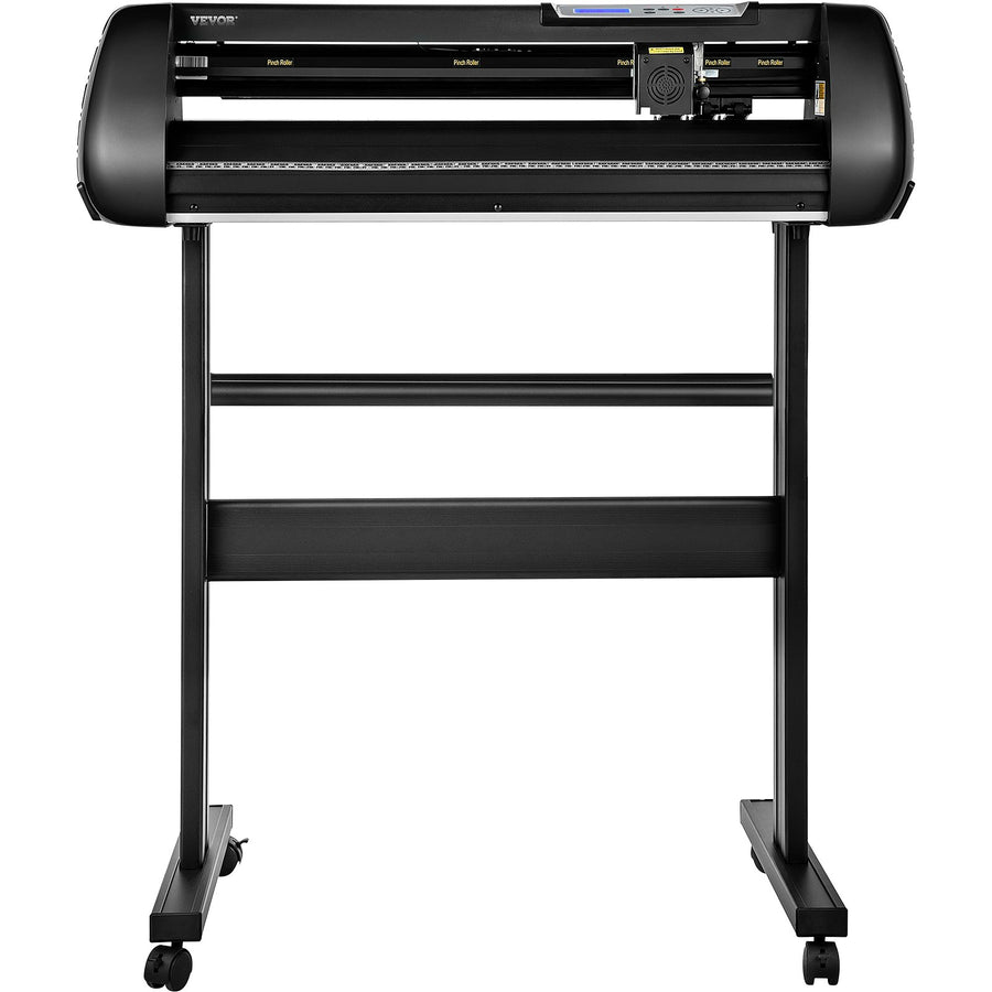Vinyl Cutter Machine, 34inch Cutting Plotter, Offline Cutting Machine Kit Mobile Bluetooth, Precise Roller Shaft High Accuracy Adjustable Speed & Force, DIY SignMaster Software Blade for Windows