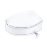 VEVOR Raised Toilet Seat, 100 mm Height Raised, 136 kg Weight Capacity, Universal Toilet Seat Riser, Screw Rod Locking, with Toilet Seat, for Elderly, Handicap, Patient, Pregnant, Medical - Extra Image