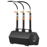 VEVOR Portable Propane Forge 3 Burner Farrier Forge 1427℃ Tool Knife Metal Forge - Low Angle