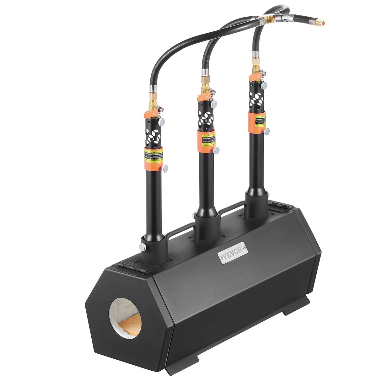 VEVOR Portable Propane Forge 3 Burner Farrier Forge 1427℃ Tool Knife Metal Forge
