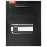 1.7 Cub Depository Safe, Deposit Safe with Drop Slot, Electronic Code Lock and 2 Emergency Keys, 17.71'' x 13.77'' x 13.77'' Business Drop Slot Safe for Cash, Mail in Home, Hotel, Office - Extra Image