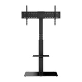 VEVOR TV Stand Mount Swivel Tall TV Stand for 32 to 85 inch TVs Height Adjustable Portable Floor TV Stand with Tempered Glass Base for Bedroom Living Room - Extra Image