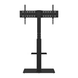 VEVOR TV Stand Mount Swivel Tall TV Stand for 32 to 85 inch TVs Height Adjustable Portable Floor TV Stand with Tempered Glass Base for Bedroom Living Room - Extra Image